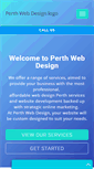 Mobile Screenshot of perth-web-design.com.au
